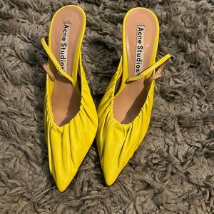 Acne Studios Yellow Sandals Size 39